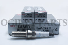 Set of 6  ILZKR7B11  Authentic NGK Laser Iridium and Spark Plugs 7751