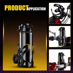 Motorcycle Adjustable Handlebar Cup Holder Mount Drink Water Bottle for ATV Bike 6B93BC-57