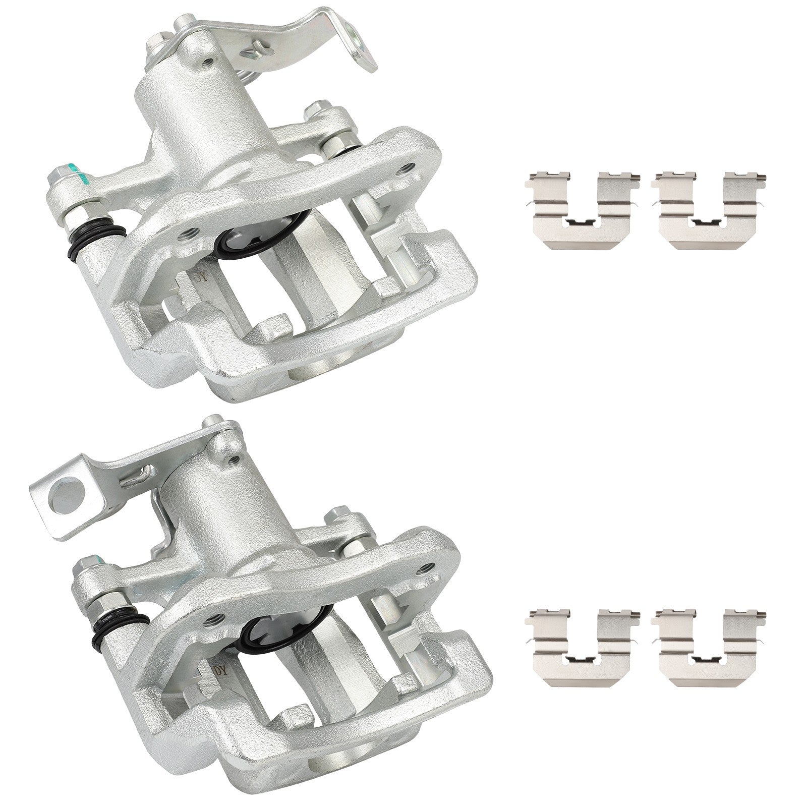 Rear Brake Calipers 2Pcs  Set Quic For 2012-2017 Kia Rio 19B6811, 19B6810 6B93BC-57