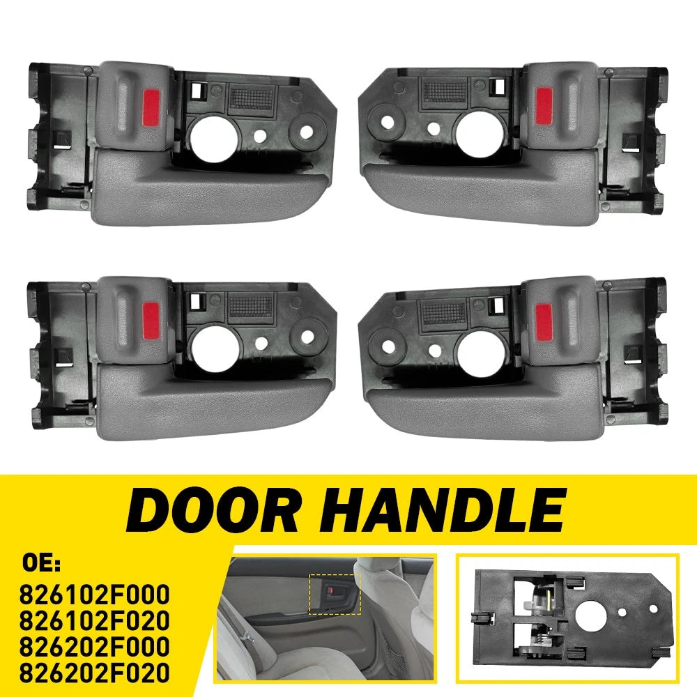4X Interior Door Handle Front Rear For 2004-2009 KIA Spectra/2005-2009 Spectra5 6B93BC-57