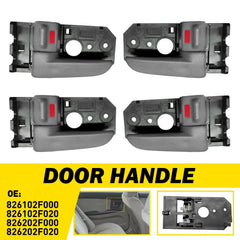 4X Interior Door Handle Front Rear For 2004-2009 KIA Spectra/2005-2009 Spectra5 6B93BC-57