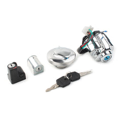 Ignition Switch Fuel Gas Tank Cap Set for VTX1300C VTX1300R VTX1300S VTX1300T 6B93BC-57