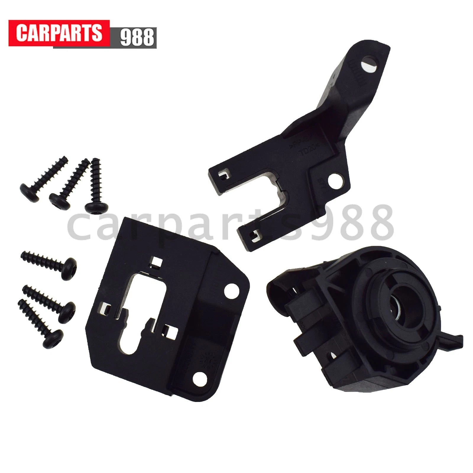 Left Side Headlight Bracket Repair Kit Fit for Audi A4 B9 2017-2019 8W0998121 6B93BC-57