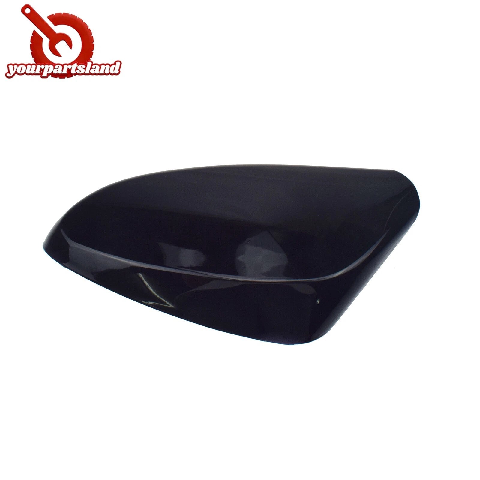 Left Driver Glossy Pure Black Side View Mirror Cover for HYUNDAI Elantra 2011-16 6B93BC-57