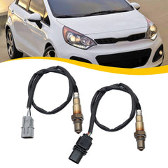 2pcs Oxygen Up+Downstream Sensor Fits 2012-2014 Kia Rio 2012-2015 Kia Soul 1.6L 6B93BC-57
