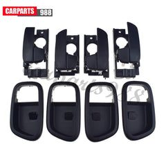 8Pcs Interior Door Handle & Bezel Front Rear LH RH For Hyundai Accent 2007-2011 6B93BC-57