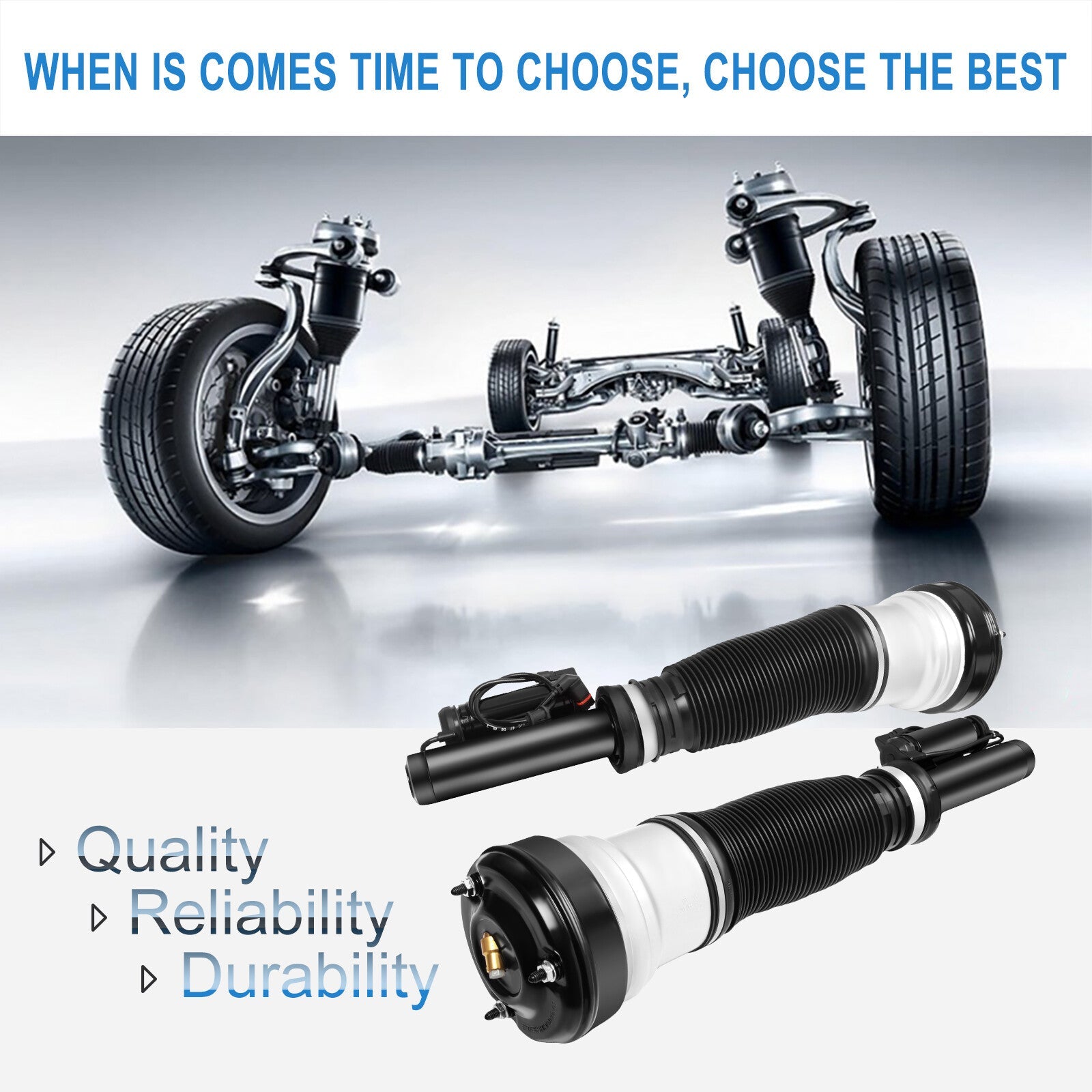 Front Pair Air Suspension Shocks For Mercedes W220 S320 S430 S500 S600 S55 S65 6B93BC-57