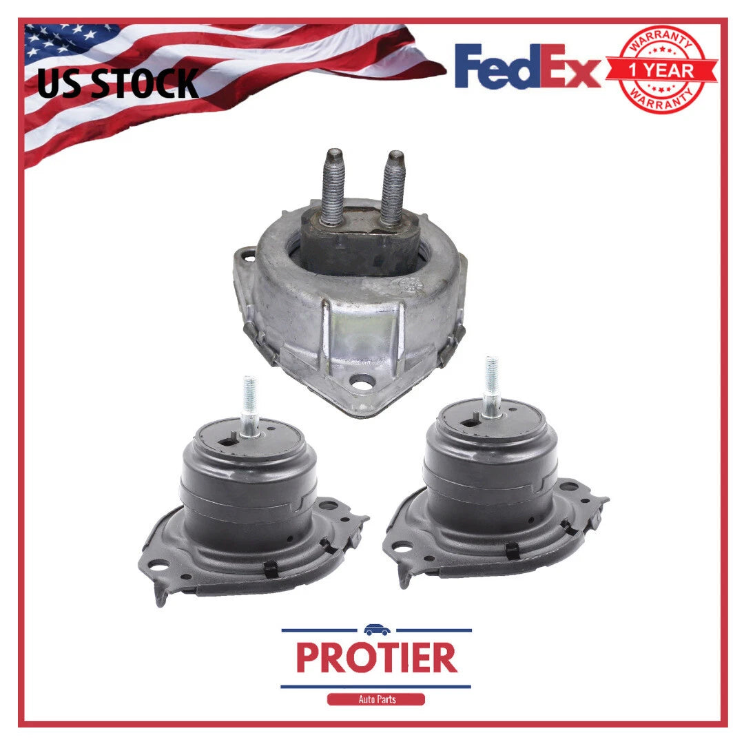 Engine & Trans Mount Set 3PCS for Jeep Sport Utility Grand Cherokee V6 3.6l 6B93BC-57