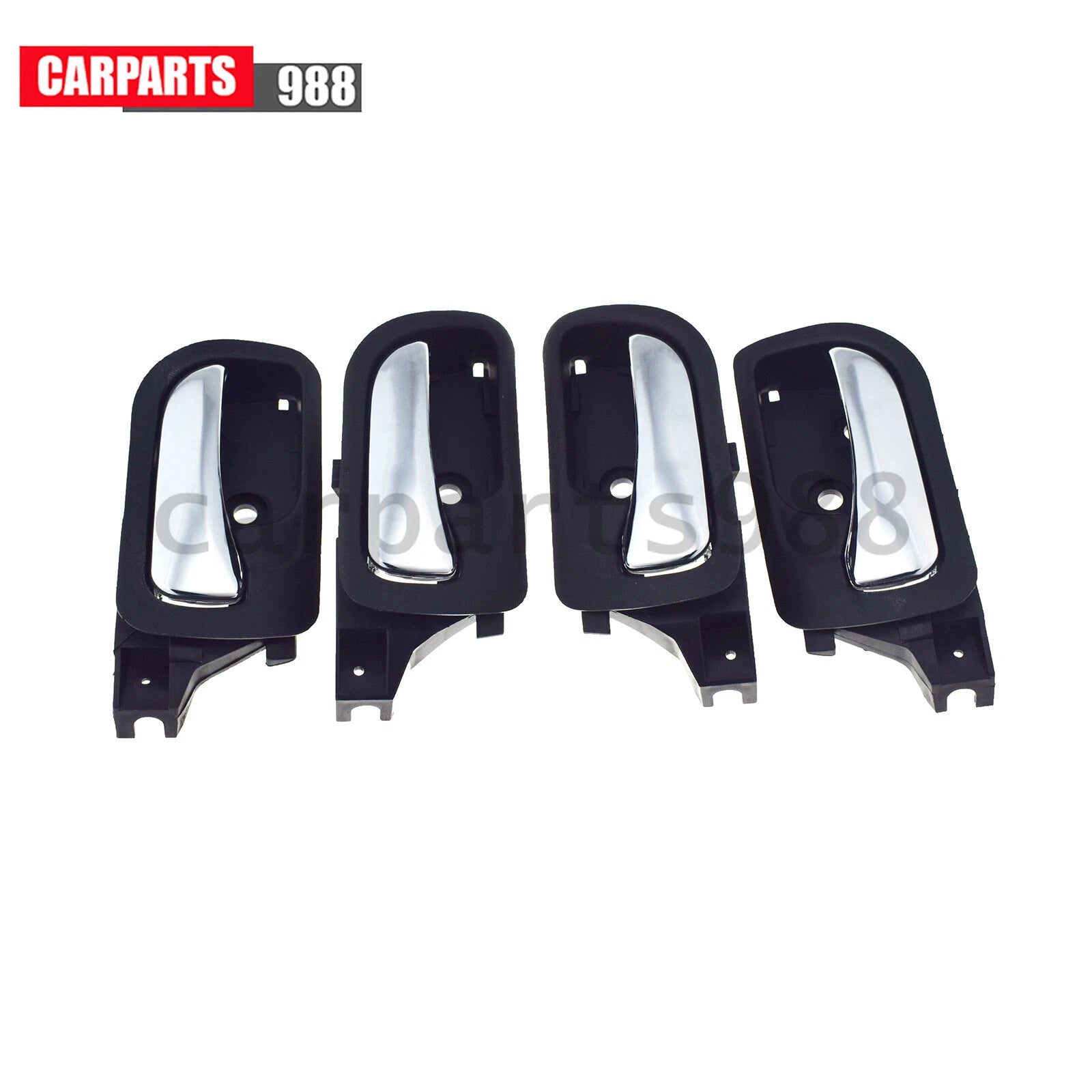 4Pcs Interior Door Handle For 2003-2007 Honda Accord 72120SDAA02ZC 72160SDAA02ZC 6B93BC-57