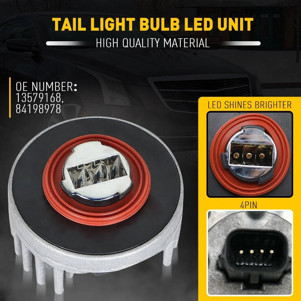 For Cadillac 2013-2018 ATS XTS Tail Light Bulb LED Unit 4 PIN 13579168 84198978 6B93BC-57