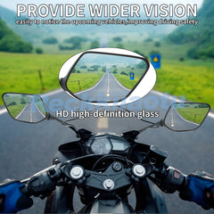 Pair Rearview Mirror Black For Yamaha NMax N-Max GPD 125 155 YZF-R3 R25 15-21 SA