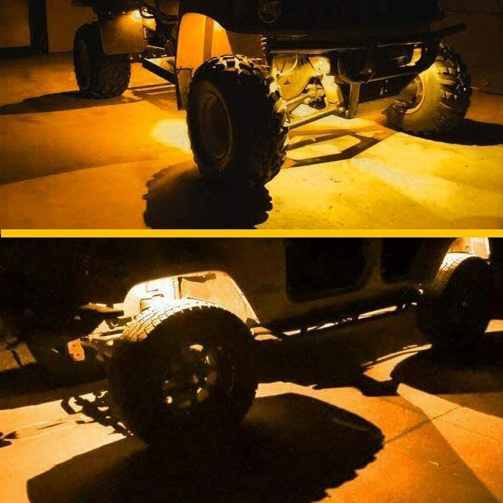 Amber Rock LED Light For Jeep Off-Road Truck UTV ATV 20Pod Underbody Wheel Light 6B93BC-57