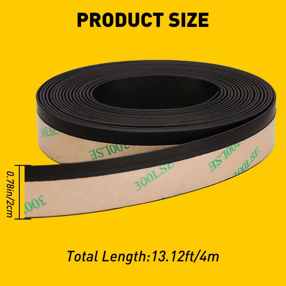 Car Weather Windshield Seal Rubber Trim Molding Cover 4M 13FT For Honda Models 6B93BC-57