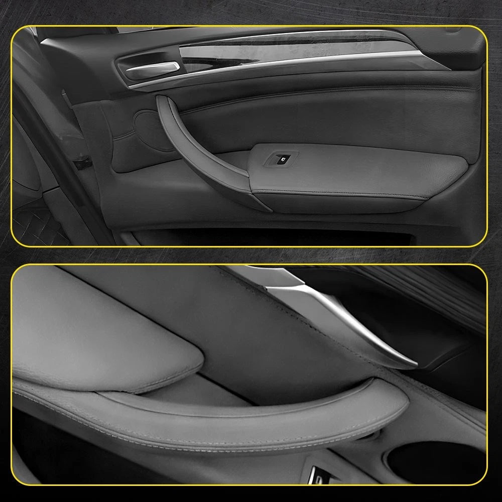 3Pcs Interior Door Handle Pull Trim Cover For BMW X5 F15 X6 F16 2014 15-2018 EOA 6B93BC-57