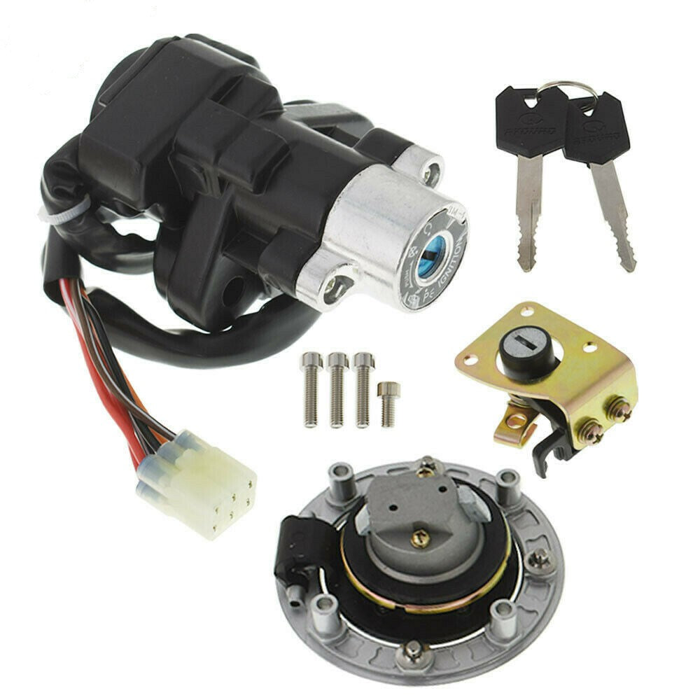 Ignition Switch Fuel Gas Cap Key Set for Suzuki SFV650 SV1000 SV650 DL650 DL1000 6B93BC-57