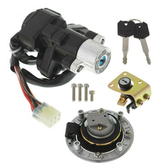 Ignition Switch Fuel Gas Cap Key Set for Suzuki SFV650 SV1000 SV650 DL650 DL1000 6B93BC-57
