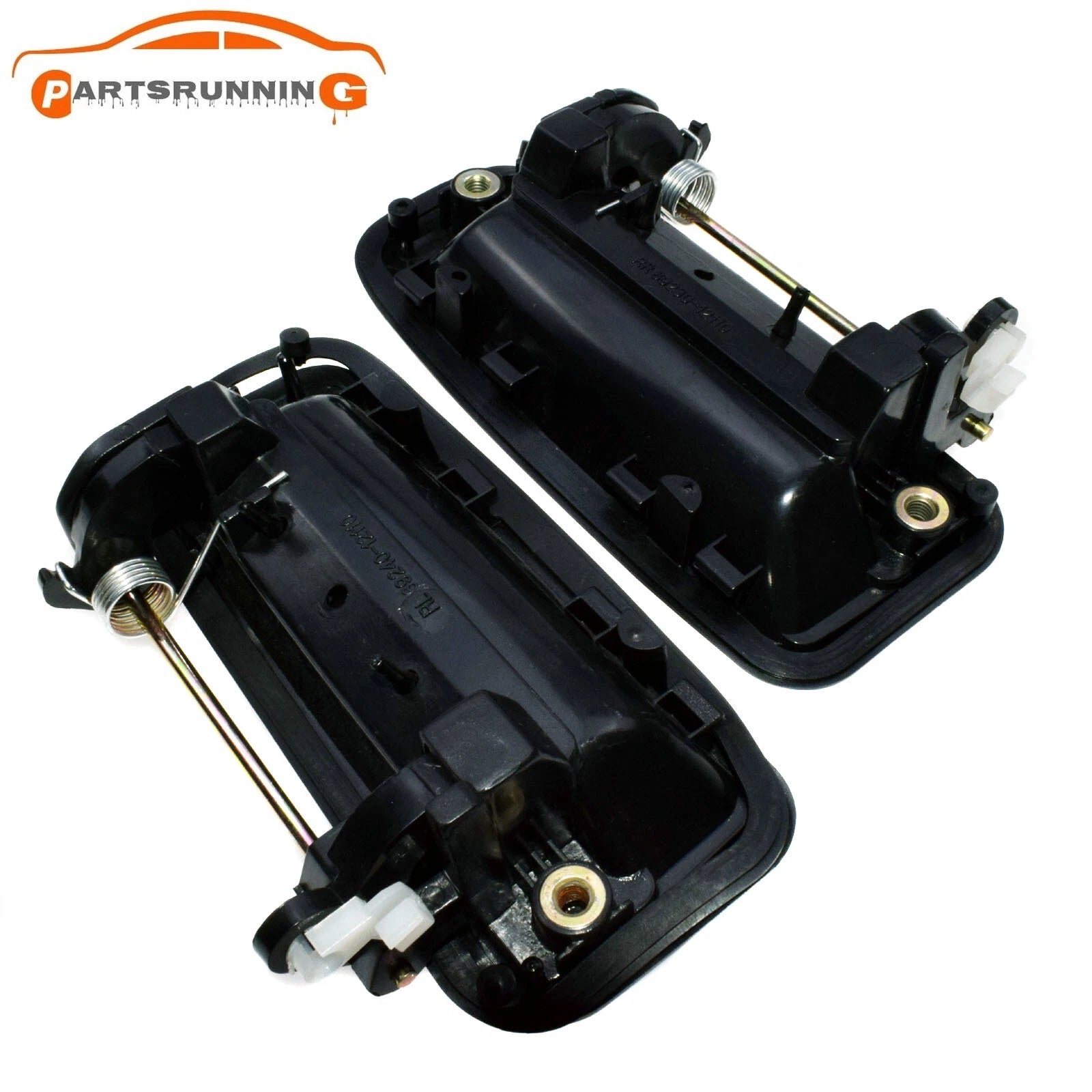 For 1988-1992 Toyota Corolla 2PCS Outside Outer Door Handle Rear Left & Right 6B93BC-57