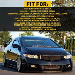 For 2006-2011 Honda Civic Sedan Front Bumper Retainer Bracket Support 2pcs LH RH 6B93BC-57