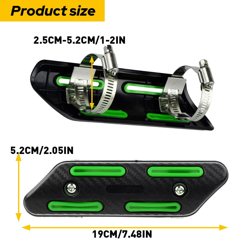 Pipe Heat Shield Guard Protector For Kawasaki KX250F KX450F 4-Stroke 2006-2022 A 6B93BC-57