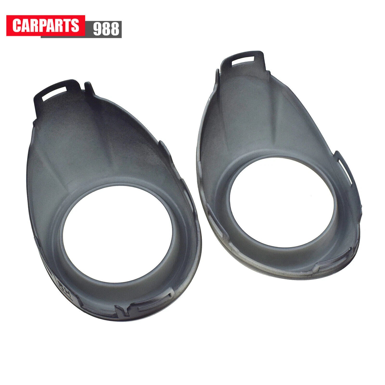 2Pcs Left Right Front Bumper Fog Light Lamp Cover Bezel For Ford Focus 2012-2014 6B93BC-57