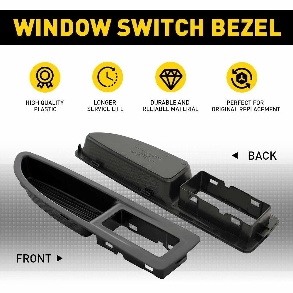 Front Right Door Handle Window Switch Panel For Cover 2011-2014 Chrysler 200 EOA 6B93BC-57