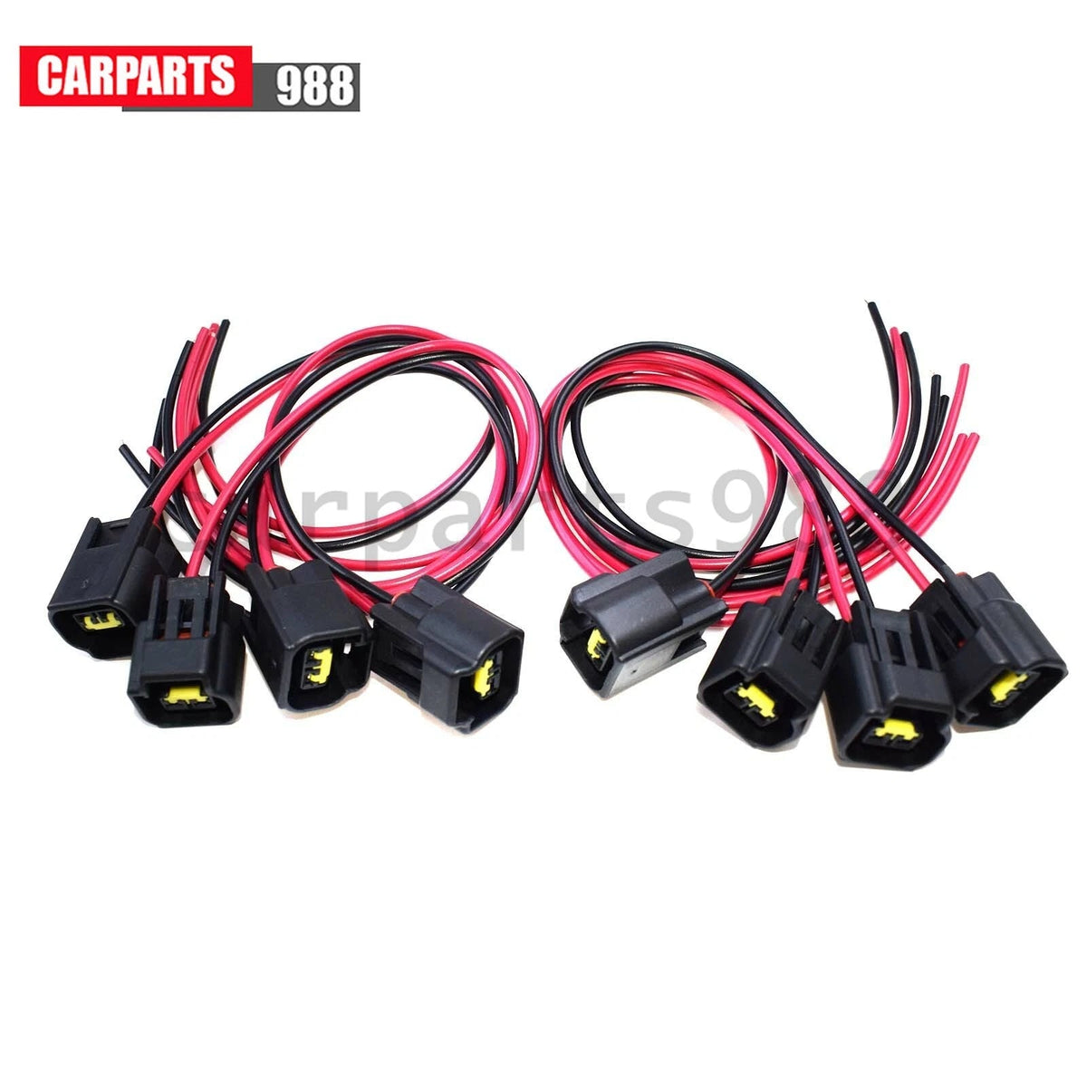 8x Sensor Connector Pigtail With 2 Way For Ford Flex Edge E-250 Mazda WPT-579 6B93BC-57
