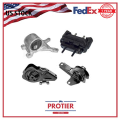 Engine Motor & Trans Mount 4PCS Set For 2001 - 2003 Chevrolet Malibu 3.1L 6B93BC-57