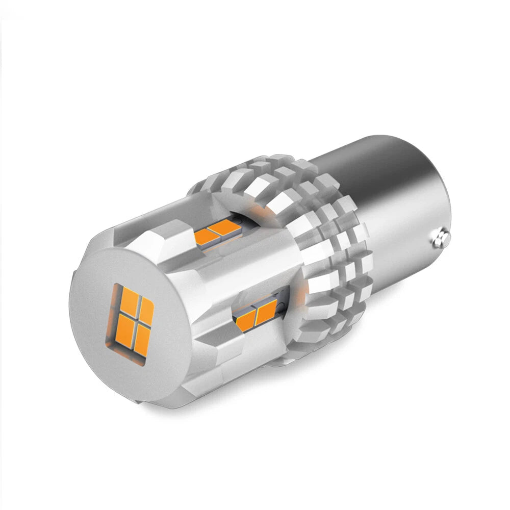 LED 1157 1016 Turn Signal Marker Parking Light Bulb Amber Yellow Blinker Lamp 2x 6B93BC-57