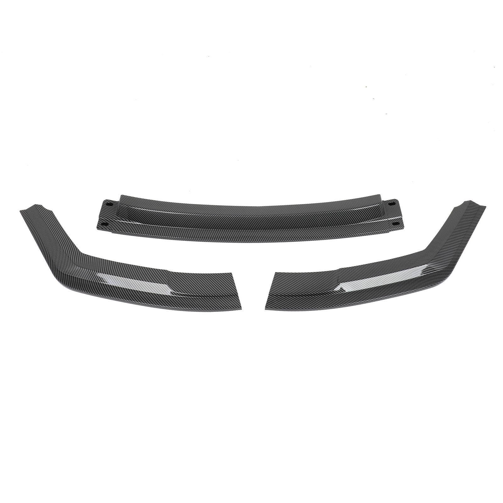 Glossy Carbon Look Fits 2016-2020 BMW F87 M2 Only Front Bumper Lip Spoiler 6B93BC-57