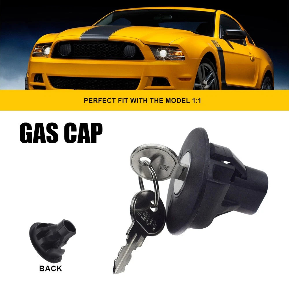 Locking Fuel Cover Gas Cap Plug Tank +2 Keys For Ford F150 Escape Focus Explorer 6B93BC-57