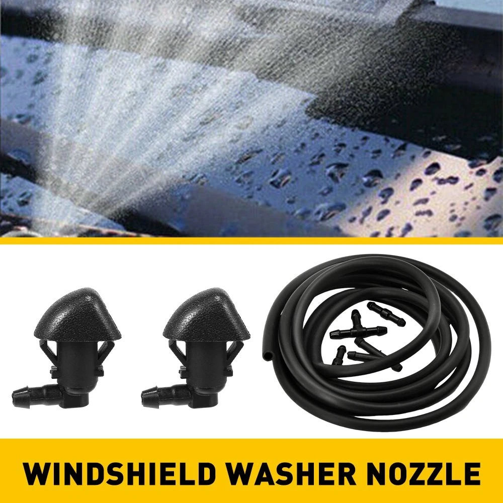 2Pcs Front Windshield Hood Nozzle Jet For 2009-2015 Honda Pilot 76810-SZA-A01ZA 6B93BC-57