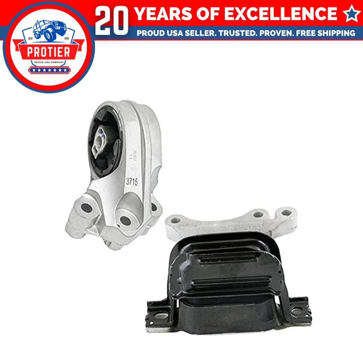 Fits 2012 Chevrolet Captiva Sport 3.0L AUTO Front Motor & Rear Trans Mount 6B93BC-57
