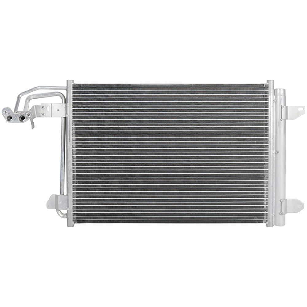 Automotive Aluminum Radiator & AC Condenser Cooling Kit For 14 Volkswagen Jetta 6B93BC-57