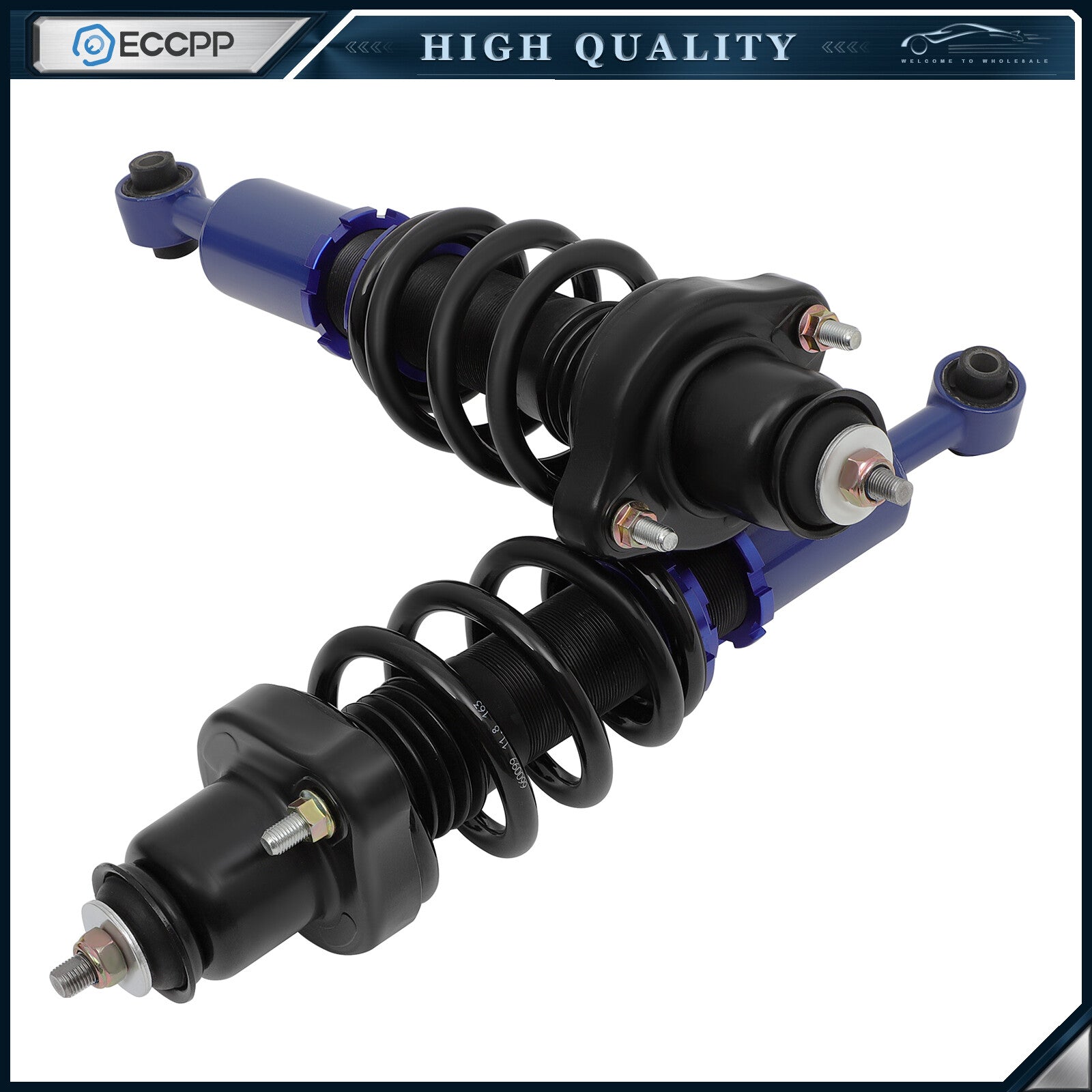 ECCPP Coilovers For 2002-2006 Mitsubishi Lancer Suspension Set Adj.Height Shocks ECCPP