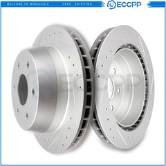 Rear Brake Rotors Pair 2 for Chevy Express 1500 Tahoe GMC Savana 1500 Yukon 4.3L 6B93BC-57