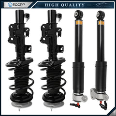 4PCS Front Strut Assys + Rear Shock Absorbers For 13-19 Cadillac ATS w/Electric 6B93BC-57