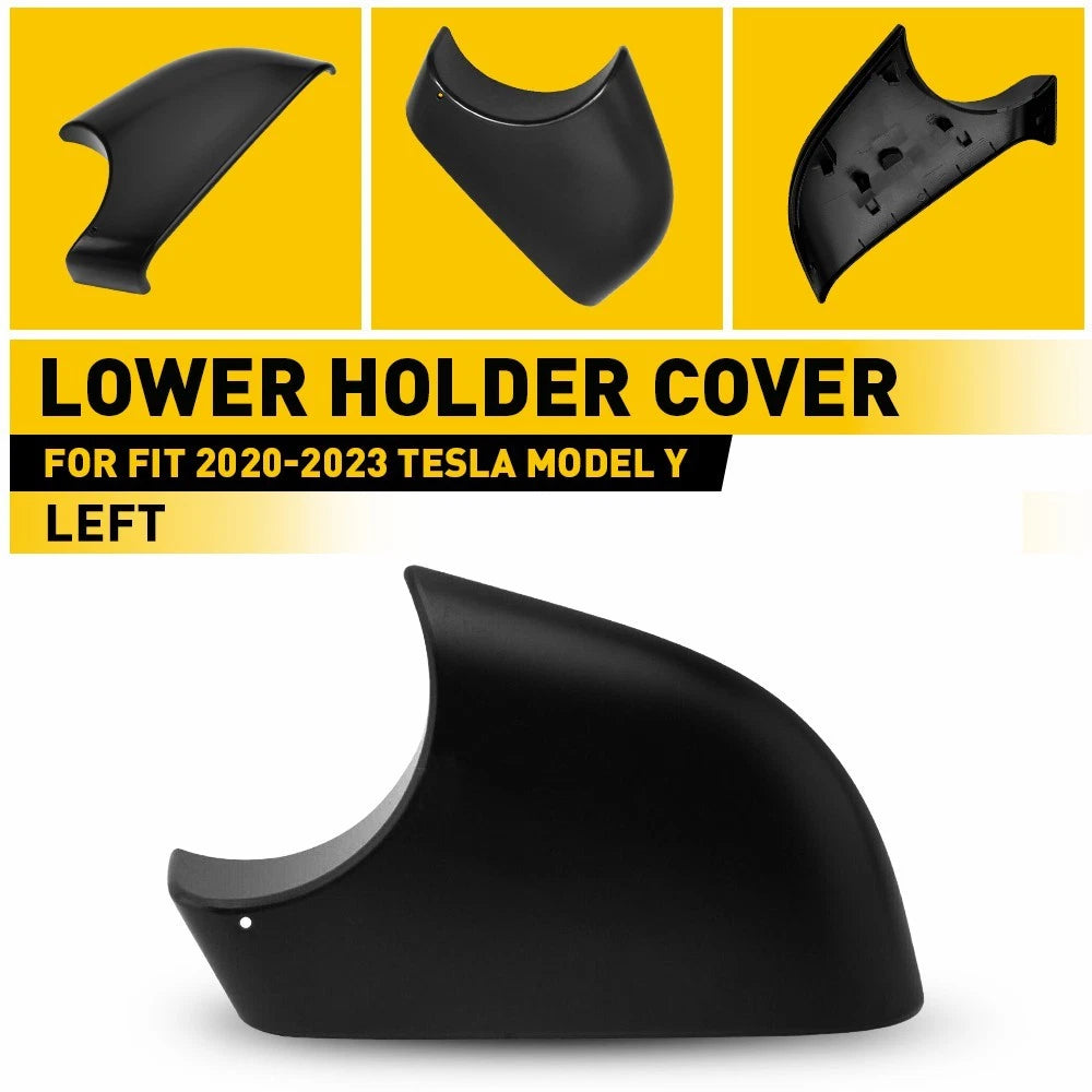 Left driver Side For Tesla Model y Door Wing Mirror Cover Lower Holder Black US 6B93BC-57