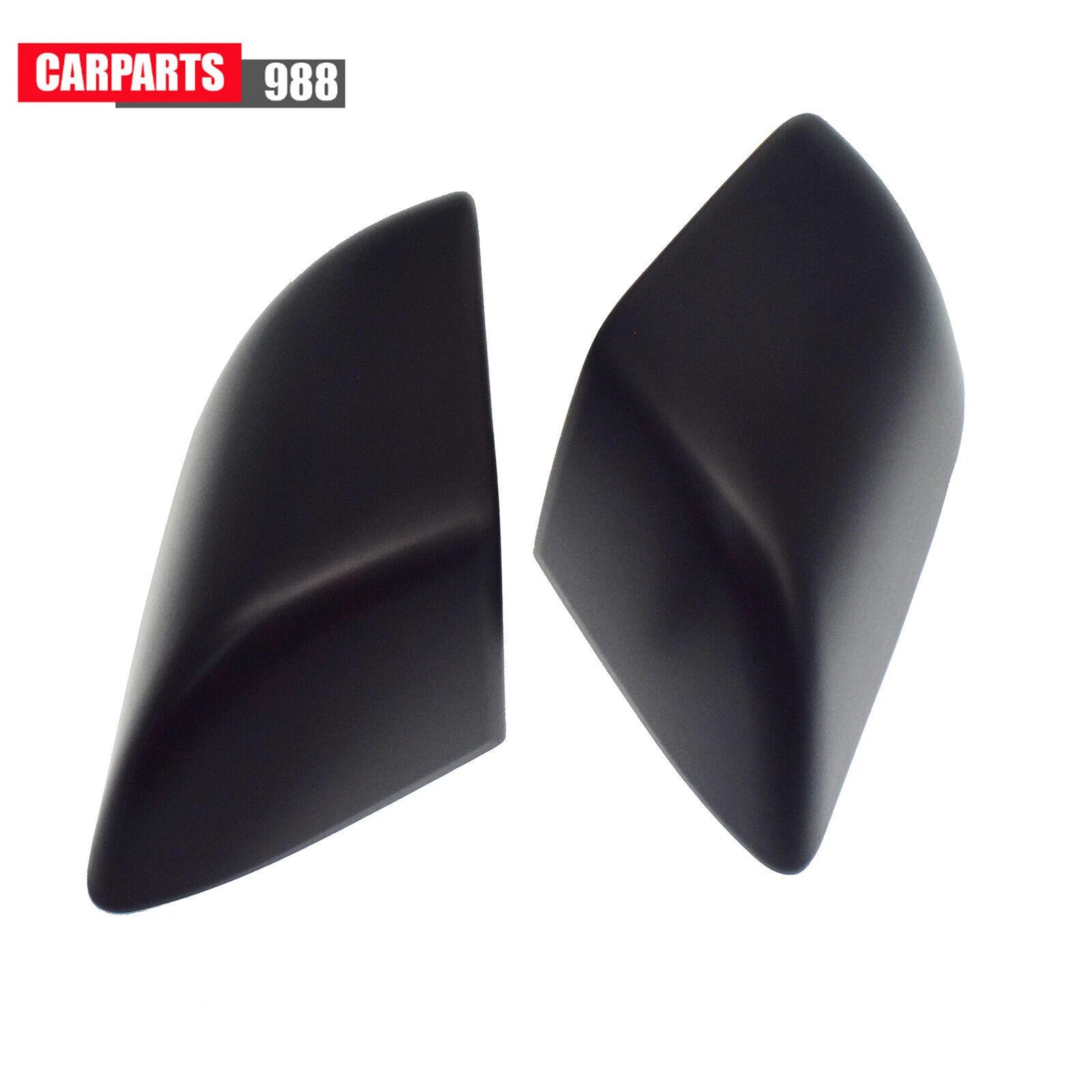 Pair For Tesla Model 3 2017-2022 Left Right Side Rearview Mirror Cap Cover Black 6B93BC-57