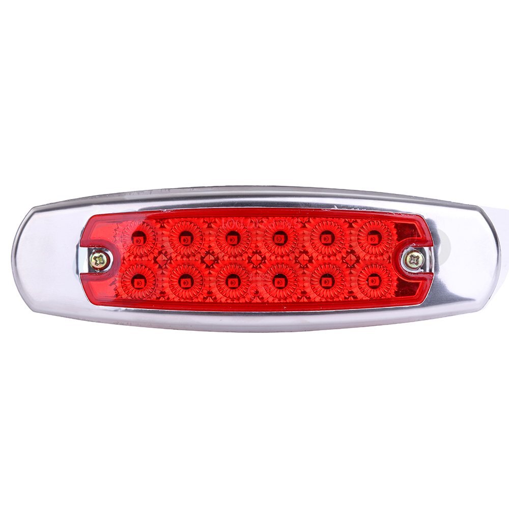 10pcs Amber Red For Peterbilt Incandescent Marker Clearance Sleeper Panel Light 6B93BC-57