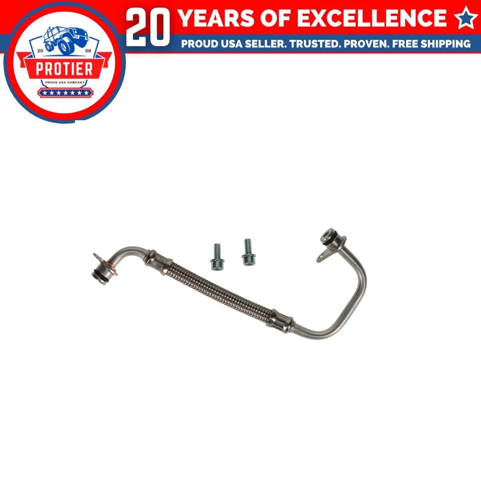 Turbocharger Oil Supply Line Fits Volkswagen Beetle Jetta Passat 13-19 L4 2.0L 6B93BC-57