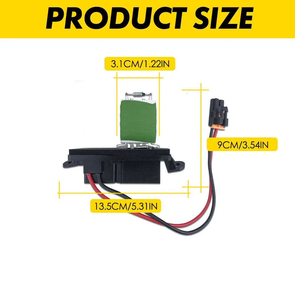 Heater Fan HVAC AC Blower Motor Resistor Control Module For Chevrolet GMC 03-06 6B93BC-57
