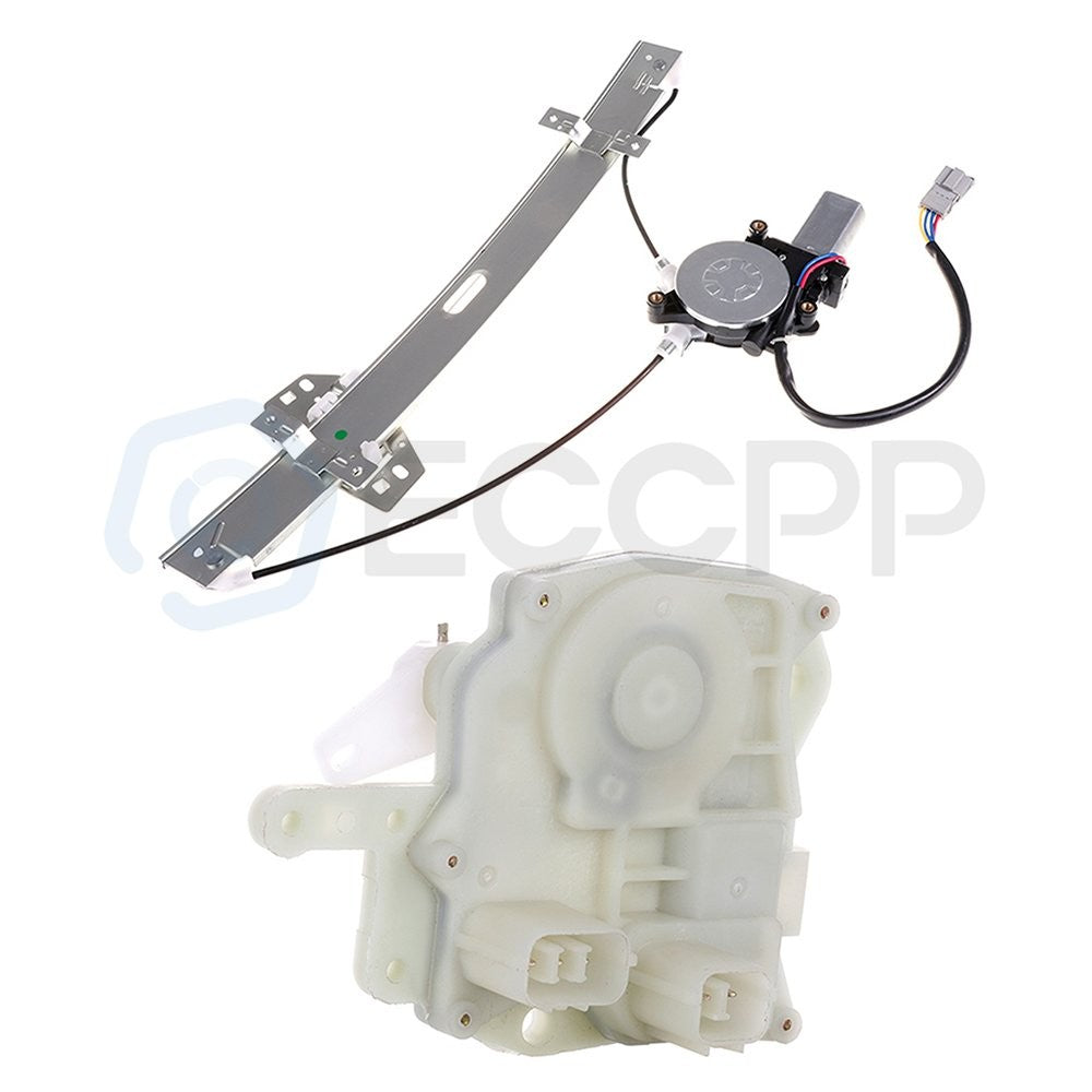 98-02 Window Regulator+Door Lock Actuator For Honda Accord 2.3L 3.0L Front Left 6B93BC-57