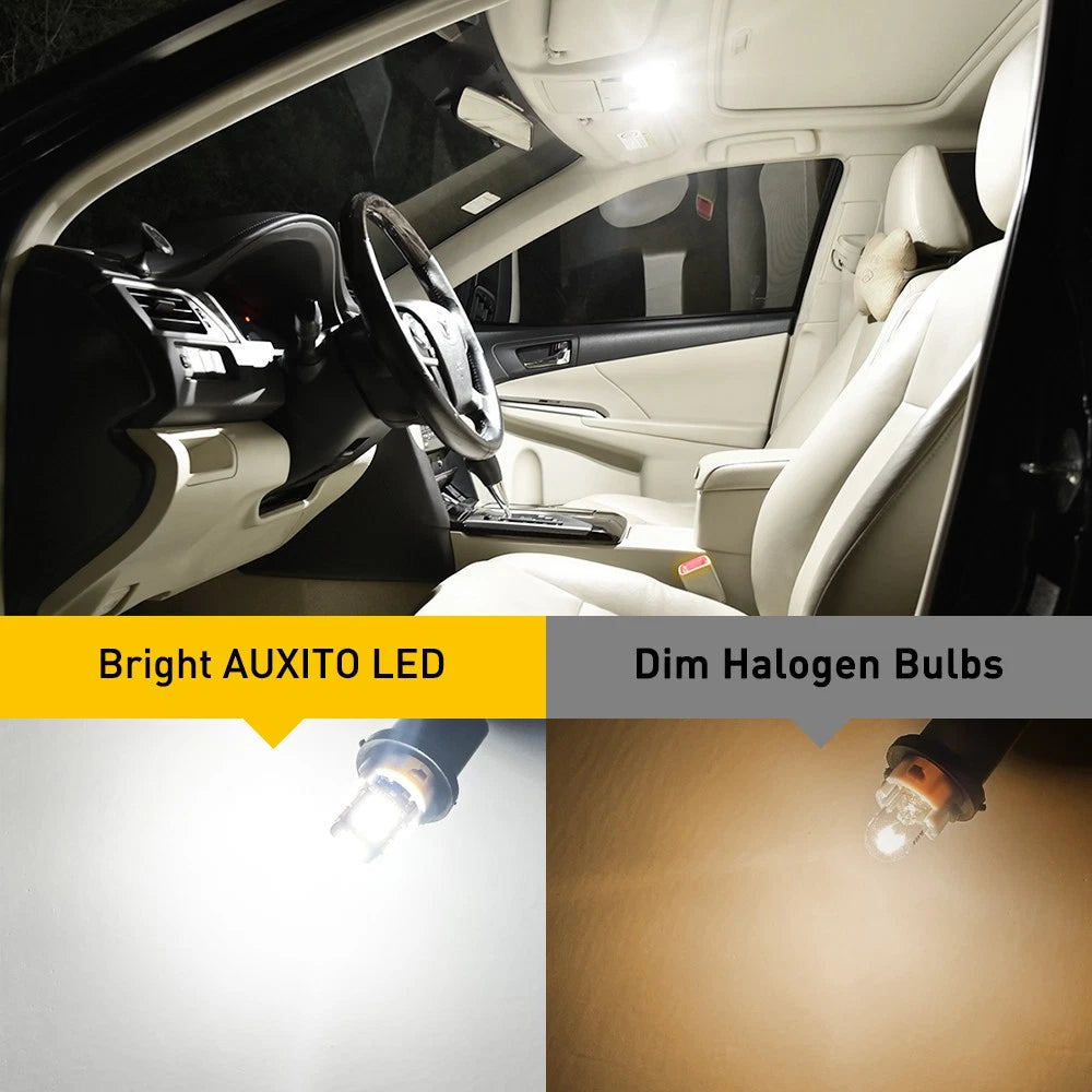 10x Super Bright T10/921/194 6000K White 14 LED RV Trailer Interior Light Bulbs 6B93BC-57