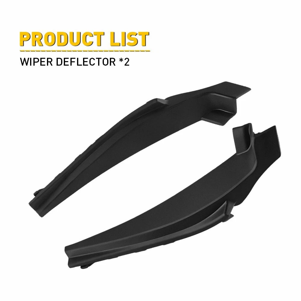 For 2013-19 Nissan Sentra Front Windshield Wiper Side Cowl Extension Cover Trim 6B93BC-57