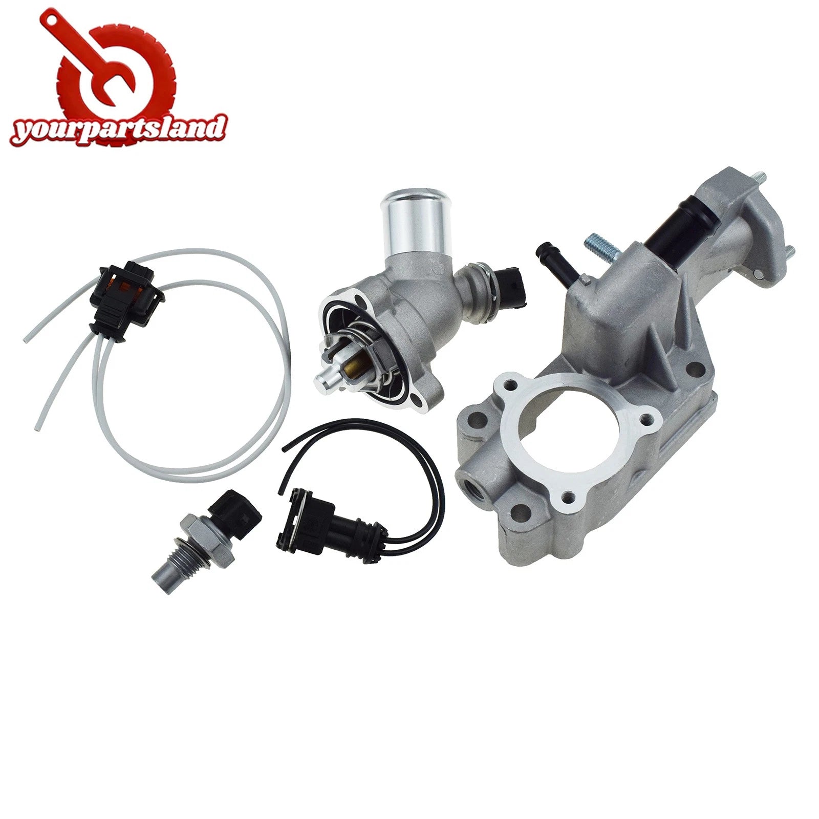 Coolant Thermostat Housing & Sensor & Plugs For Chevrolet Spark M300 2010-2015 6B93BC-57