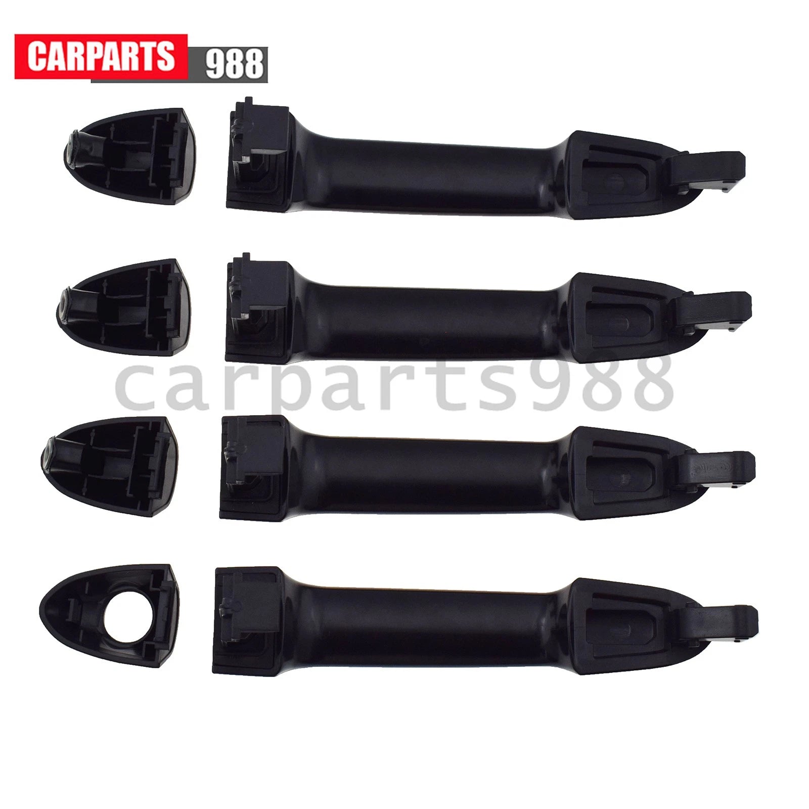 Black Exterior Door Handle Front Rear LH RH for Kia Rio 2012-2017 82651-1W010 6B93BC-57