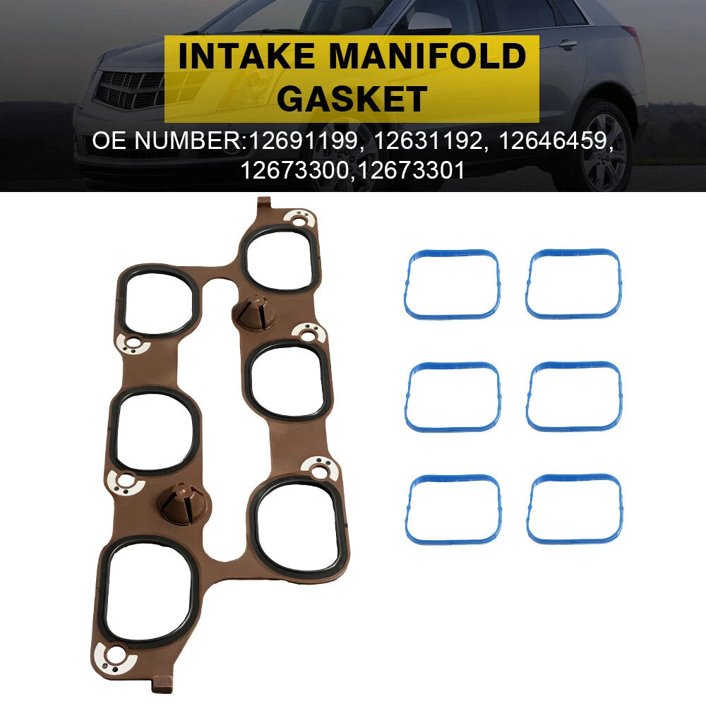 Cylinder Intake Manifold Gasket Kit for Cadillac CTS SRX 3.0L 3.6L 2010-2016 EA 6B93BC-57