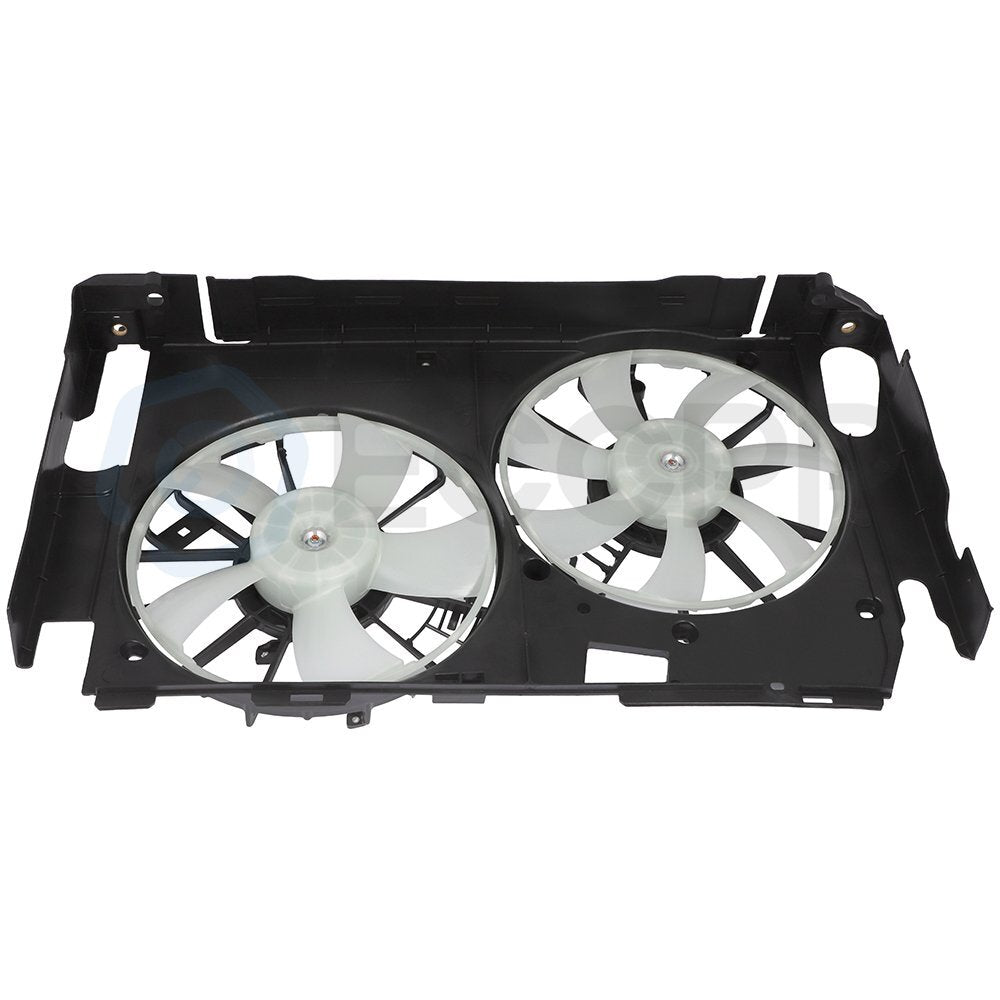 Electric AC Condenser Cooling Fan Kit For 2006 2007 2008 2009-2012 Toyota RAV4 6B93BC-57