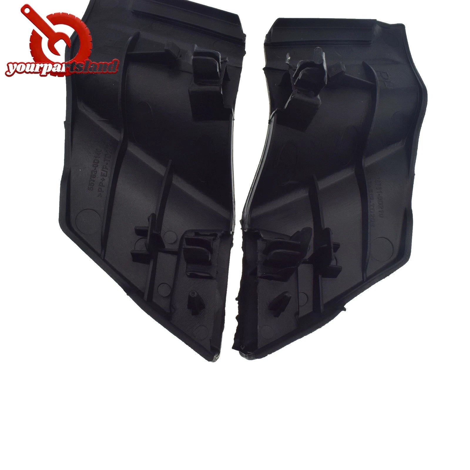 Left /Right Front Wiper Side Cowl Extension Cover For Toyota Yaris 4 Doors 06-10 6B93BC-57