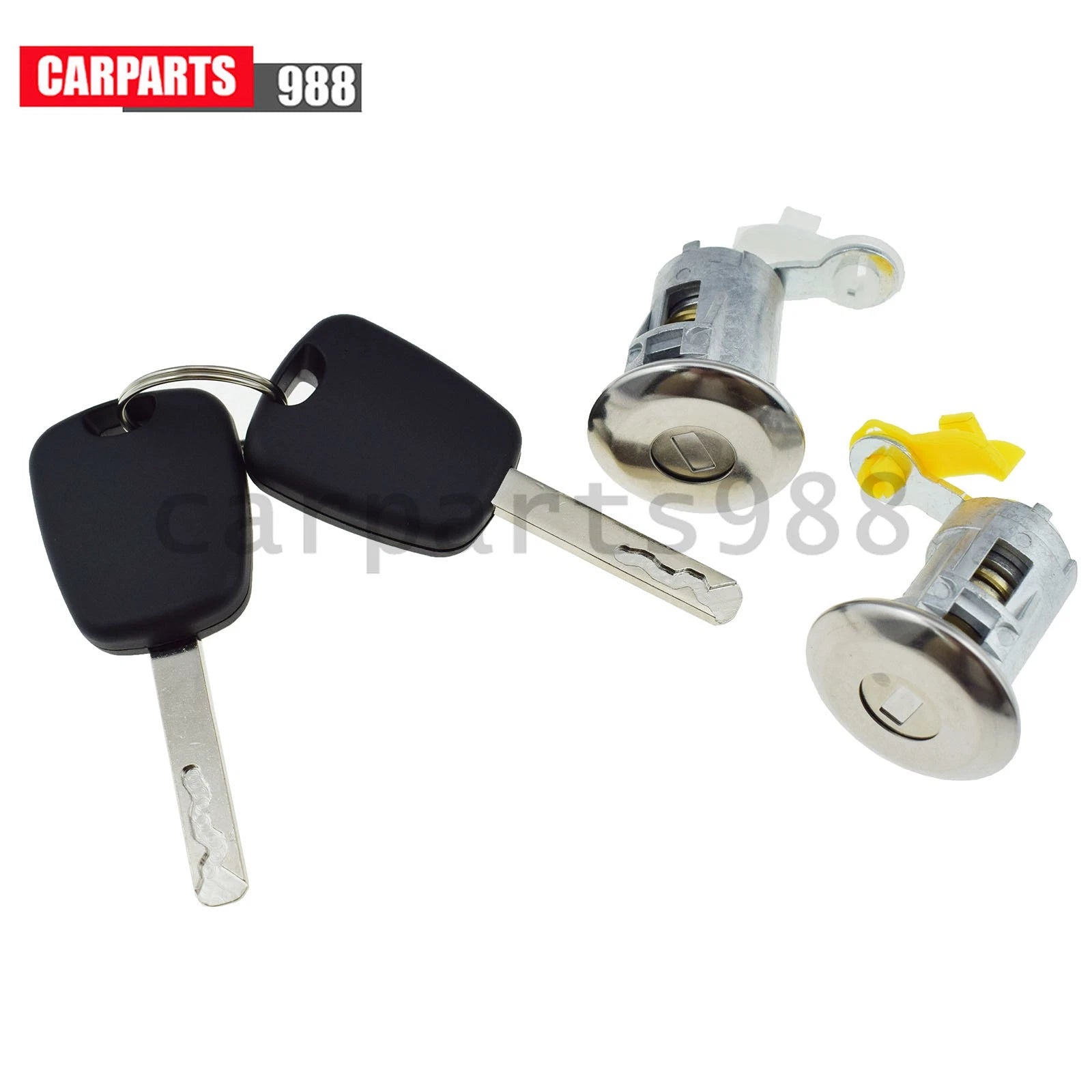 Cylinder Door Lock Barrel With Keys Fit For Citroen C1 Peugeot 107 Toyota Aygo 6B93BC-57